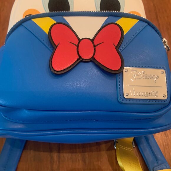 Disney Loungefly Donald Duck Cosplay Disneybound Backpack - Picture 7 of 11